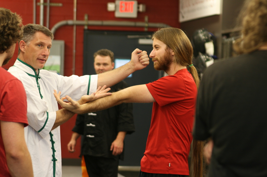 Trevor explaining four gates.